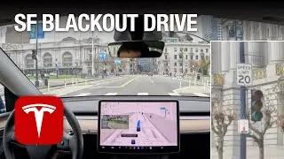 Tesla Full Self Driving v14.2 vs. Fifteen Disabled Traffic Lights