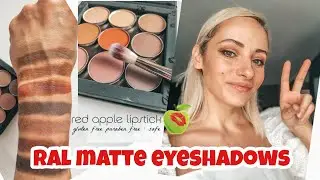 Red Apple Lipstick New MATTE EYESHADOWS + CRESE BRUSH First Impressions