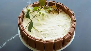 No Bake Tim Tam and Date Cheesecake
