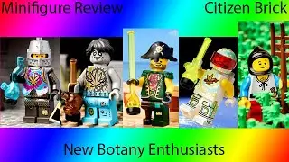 Custom Lego Minifigure Review: Citizen Brick Pirate, Zombie, Spaceman, Knight, and Peasant Botanys