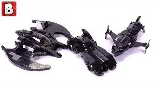 Удивительные Бэтмобиль, Бэтвинг и Бэтски LEGO в масштабе минифигурки!