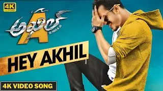 Hey Akhil 4k Video Song || Akhil - The Power Of Jua || Akhil Akkineni, Sayesha|| Anup Rubens