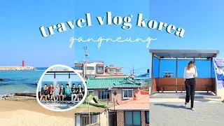 UN WEEK-END EN COREE ! Voyage à Gangneung - BTS bus stop, Goblin filming location, beach and biking~