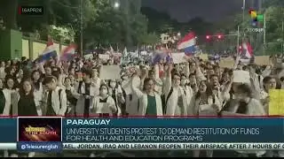 Paraguay: Thousands of students mobilize across the country against the Zero Hunger Law