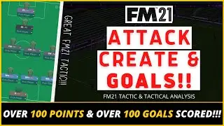 DOMINATE! Attack, Create & Goals! | Over 100 Goals Scored | Best FM21 Tactics