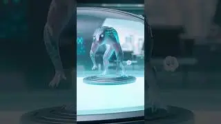 Alien scientists creating hybrid species. First prototype
