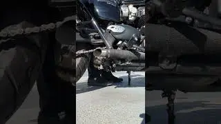 Motone Nautilus Exhaust on Triumph Bonneville T120 Black