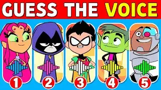 Guess the TEEN TITANS GO! (Quiz #3) Characters by Their Voice - Quiz for Fans!