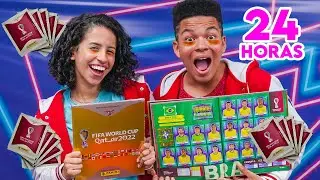 IRMÃOS COMPLETAM ÁLBUM DE FIGURINHA EM 24 HORAS JUNTOS