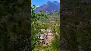 Swat valley village point #shortfeed #village life #nature #ytshort #mountains