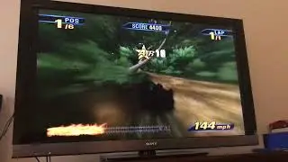 Burnout 3 Takedown PS2 Tropical Drive Race 1 Dominator Super 