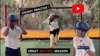 🔥 INTENSE CRICKET PRACTICE SESSION | CRAZY BATTING IN NETS 🏏