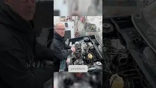 В чём заключалась проблема при замене двигателя на Cadillac Pickup G60?