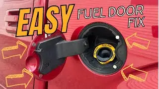 Easy Fuel Door Fix - How to Keep Gas Lid Shut With Magnets