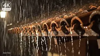 Singing Roof Tiles Rain &ndash; Continuous White Noise to Calm the Mind (4K)