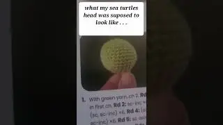 Crochte fail #seaturtles