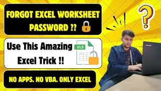 Forgot Excel Password? 🔐 Unlock Protected Excel Sheet in Minutes &mdash; No Apps, No Code!
