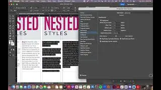 InDesign Nested Styles: 