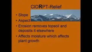 Soil Formation Factors - ClORPT