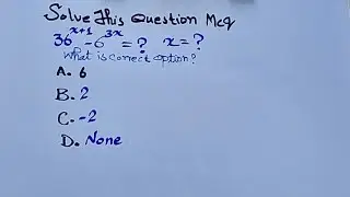 Solving Exponent Question || Exponents MCQ Class 9 & 10 | solve this question brain out #mathproblem
