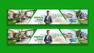 How To make a YouTube Channel Art Banner - Adobe Illustrator