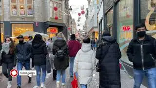 Shopping day in winkel centrum Den haag Nederland