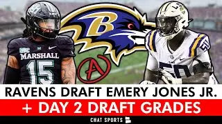 Baltimore Ravens Draft Emery Jones Jr. + Ravens Day 2 NFL Draft Grades Ft. Mike Green | Ravens Draft