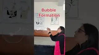 Bubble formation #experiment #science #physics #chemistry #viralvideo