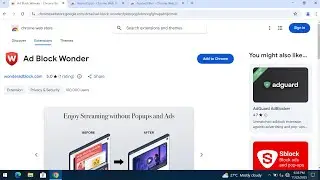 Удаление расширений рекламного типа Ad Block Wonder.