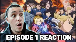 I'M FINALLY DOING IT | Fullmetal Alchemist: Brotherhood | EPISODE 1 Reaction