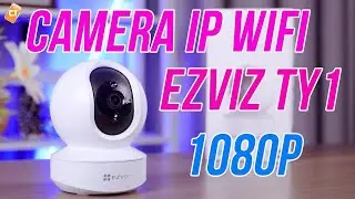Camera IP Wifi EZVIZ TY1 1080P - Hỗ trợ thẻ 256G, Nhìn Đêm xa 10m, Xoay 360 độ