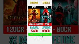 CHHAAVA 🆚 STREE 2 #shorts #theAJ #virel worldwide box office comparison #32 Day's collection #chhaav