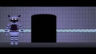 Ruby Jolly chases Metalionette and gets thrown into the poster