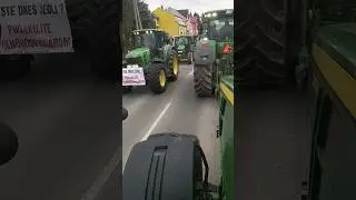 John Deere protest in Slovakia | Beautiful Tractors #shorts #tractor #viral