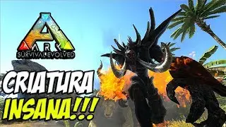 ENCONTREI UMA CRIATURA INSANA!!! CHIMERA MUITO FORTE!!! - ARK PYRIA MYTHOS #10