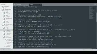 Javascript - Get Date with Date object methods