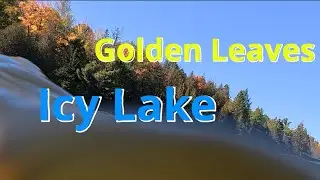 September Swim in Cold Water with Canoe Ride