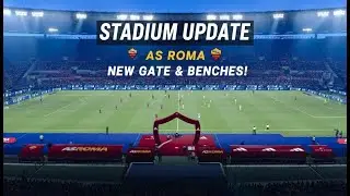 Update As Roma Stadium with Gate - PES 2021 - Football Life 26