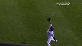 MIA@CHC: Sweeney makes a great running grab in center