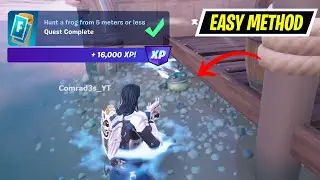Hunt a frog from 5 meters or less Fortnite