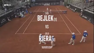 (1) Sara Bejlek (CZE) 19 yrs  vs  (8) Julia Riera (ARG) - Game, Set, Match