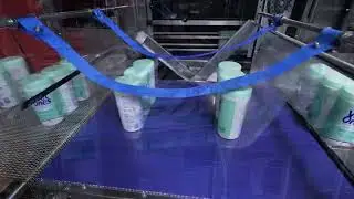 Shrink Wrapping Wet Wipe Tubes | Polypack Packaging Machine in Action
