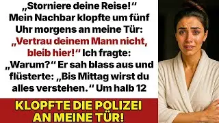 Mein Nachbar weckte mich um fünf Uhr： „Vertrau deinem Mann nicht und sag die Reise ab!“