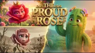 The Proud Rose | Moral Stories for Kids | Fairy Tales in English 🌵✨