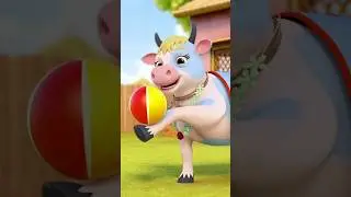 Gaiyya Meri Gaiyya Cow Cartoon, गैया मेरी गैया #shorts #hindikavita #milkanimal #cattlefarm #ytshort