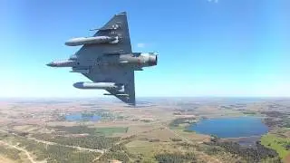 En vol à bord d’un Mirage 2000 assurant la protection du ciel des pays Baltes