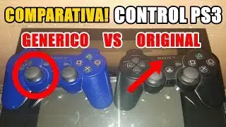 V&iacute;deo COMPARATIVA Control PS3 ORIGINAL vs GEN&Eacute;RICO (Pirata Copia Chino)