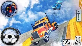 Vertical Car Stunts Tracks Racing - Impossible Mega Ramp Double 3D - Android GamePlay
