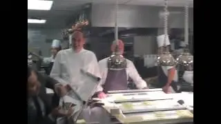 Jimmy Fallon Helping out @danielhumm at Eleven Madison Park #ALLIN
