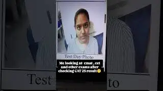 CAT 2025 Result 🙂 #shorts #catexam #students #result #mba #iim #relatable